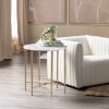 Picture of GOLD ROUND ACCENT TABLE