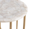 Picture of GOLD ROUND ACCENT TABLE