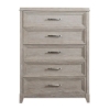 Picture of BELMAR TAUPE FIVE DRAWER CHEST