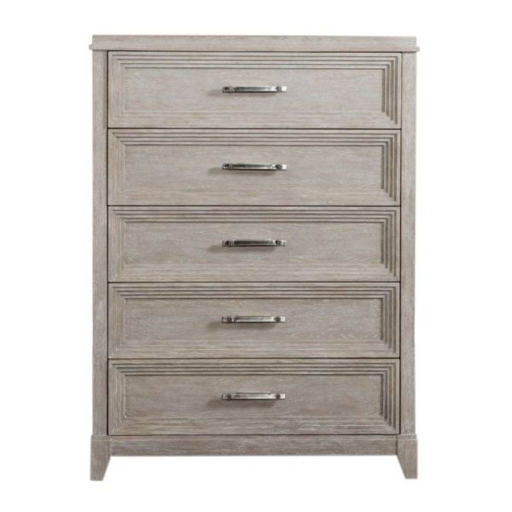 Picture of BELMAR TAUPE FIVE DRAWER CHEST