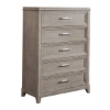 Picture of BELMAR TAUPE FIVE DRAWER CHEST