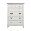 Picture of ALLYSON PARK WHITE FIVE DRAWER CHEST