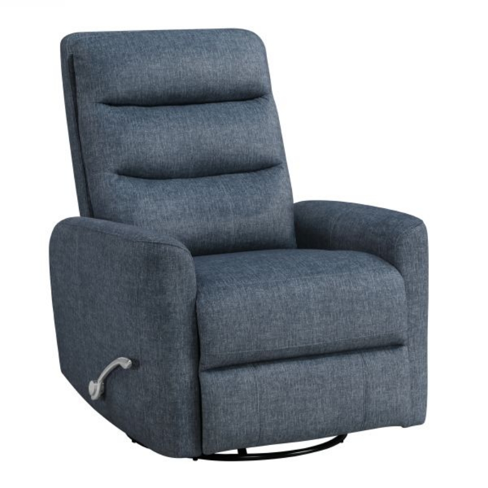 Picture of TAKAMI BLUE SWIVEL RECLINER