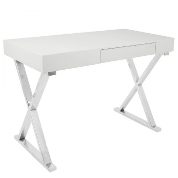 Picture of GLOSSY WHITE WRITING DESK
