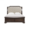 Picture of LYNDHURST WALNUT QUEEN SLEIGH BED