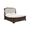Picture of LYNDHURST WALNUT KING SLEIGH BED