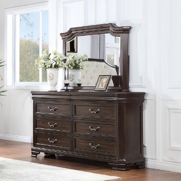 Picture of LYNDHURST WALNUT DRESSER MIRROR