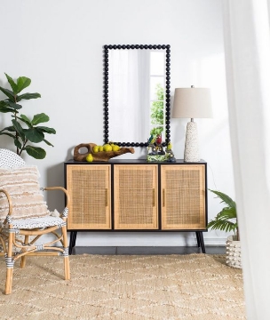 Picture of BLACK ORB FRAME WALL MIRROR