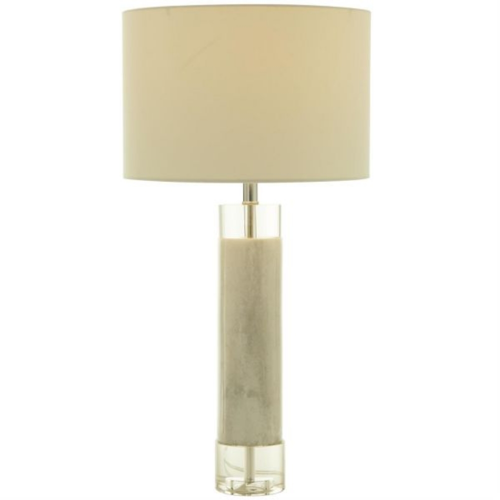 Picture of SLENDER WHITE MARBLE TABLE LAMP