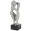 Picture of GRAY SCULPTURE OF CROUCHING PERSON