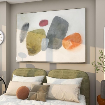 Picture of MULTI COLORED GEOMETRIC ABSTRACT PICTURE