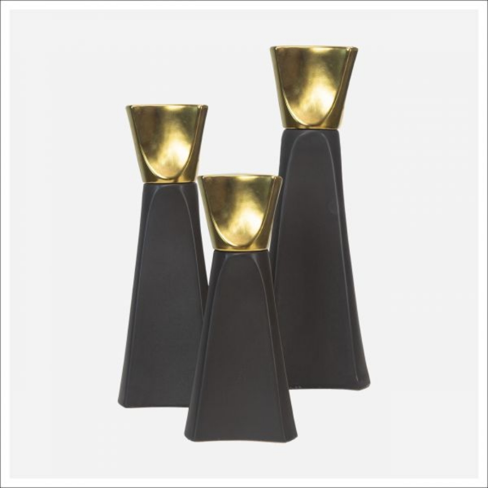 Picture of SET OF THREE GOLD TOP BOTTLES