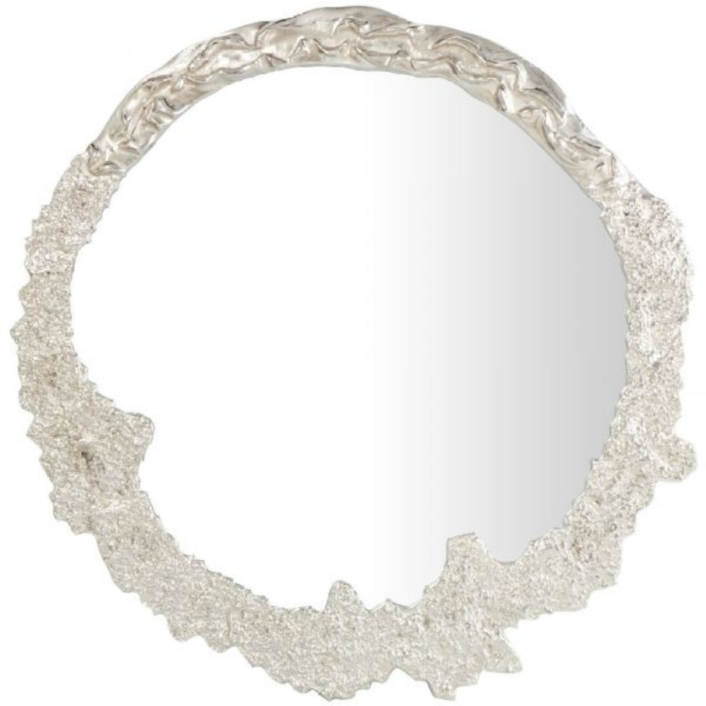 Picture of TEXTURED SILVER WALL MIRROR