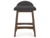 Picture of CASUAL CHARCOAL UPHOLSTERED BARSTOOL