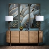 Picture of STYLIZED PALMS TRANSITIONAL PICTURE SET