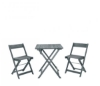 Picture of NANTUCKET GRAY 3 PIECE FOLDING CHAIR & TABLE