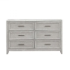 Picture of FIONA GRAY MIST SIX DRAWER DRESSER