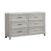 Picture of FIONA GRAY MIST SIX DRAWER DRESSER