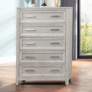 Picture of FIONA GRAY MIST FIVE DRAWER CHEST