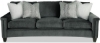 Picture of HELENA TRANSITIONAL BLACK SOFA