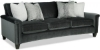 Picture of HELENA TRANSITIONAL BLACK SOFA
