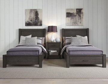 Picture of MILL CREEK TWIN STORAGE PANEL BED