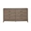 Picture of AVALON BEIGE SIX DRAWER DRESSER