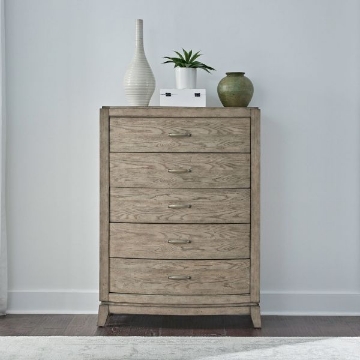 Picture of AVALON BEIGE 5 DRAWER CHEST