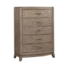 Picture of AVALON BEIGE 5 DRAWER CHEST