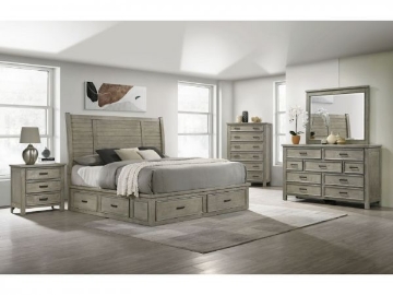 Picture of SULLIVAN GRAY KING STORAGE BED