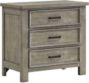Picture of SULLIVAN GRAY THREE DRAWER NIGHTSTAND