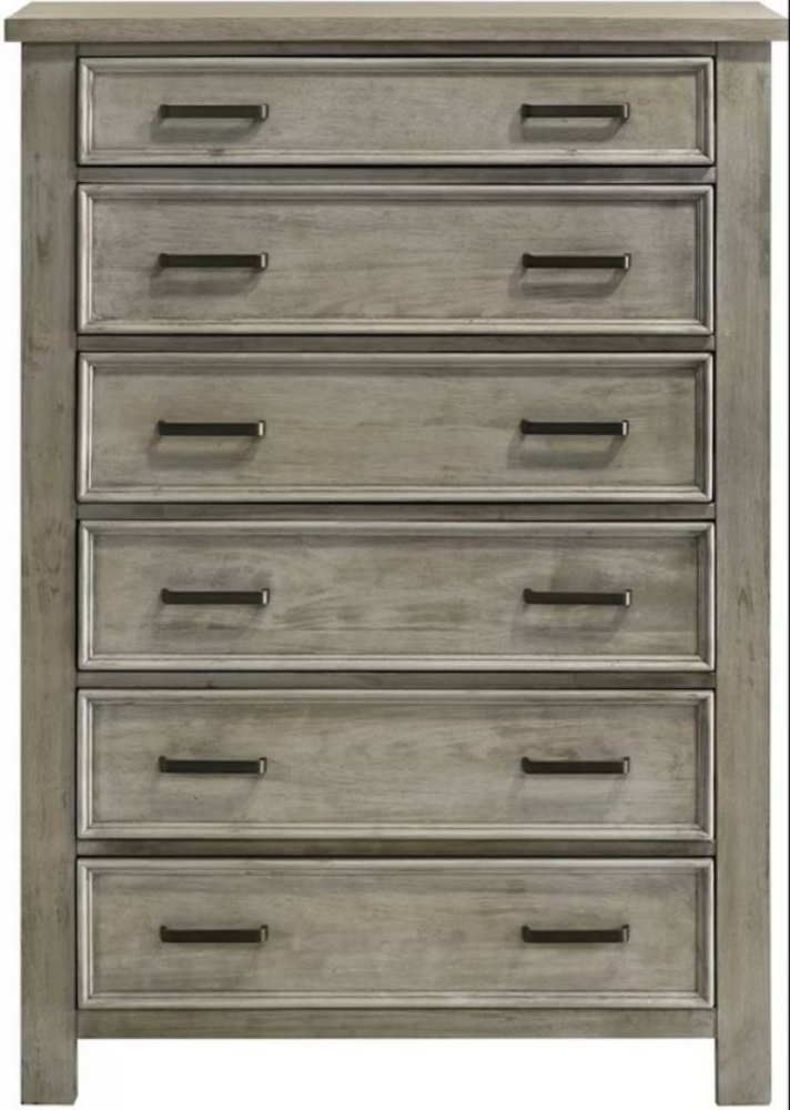 Picture of SULLIVAN GRAY SIX DRAWER CHEST