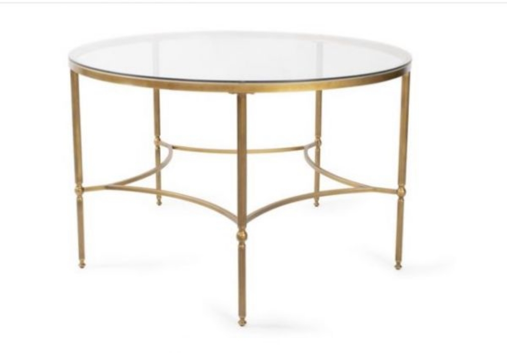 Picture of BONNIFAIT ROUND GOLD DINING TABLE