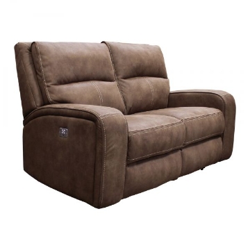 Picture of KAHLUA BROWN POWER LOVESEAT