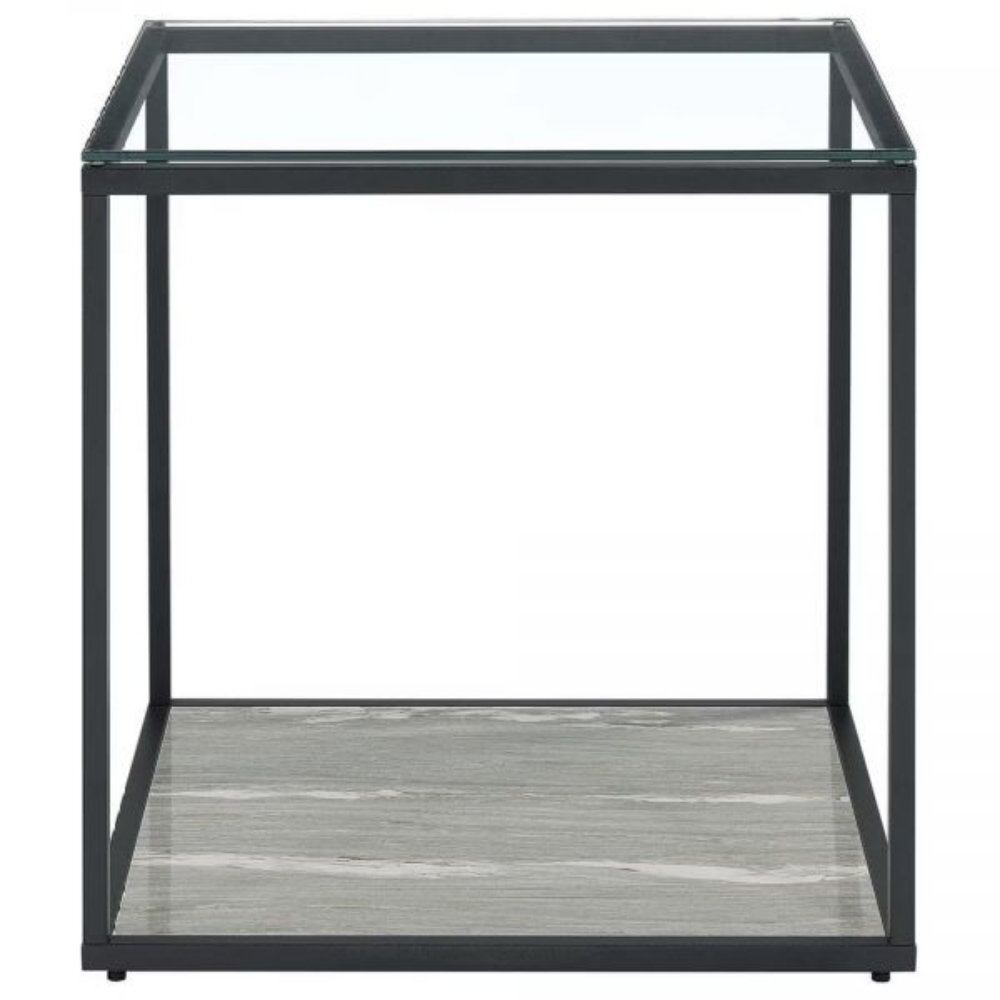 Picture of YASMIN GLASS TOP END TABLE