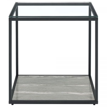 Picture of YASMIN GLASS TOP END TABLE