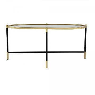 Picture of BLACK AND GOLD COCKTAIL TABLE