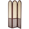 Picture of DARK BROWN THREE SCREEN ARCH PANEL