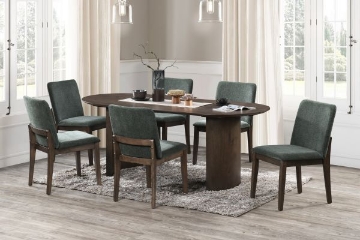 Picture of KODY WALNUT OVAL DINING TABLE
