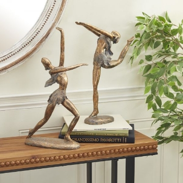 Picture of GOLD BENT DANCING FIGURINE