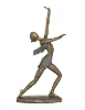 Picture of GOLD OUTSTRETCHED ARMS DANCING FIGURINE