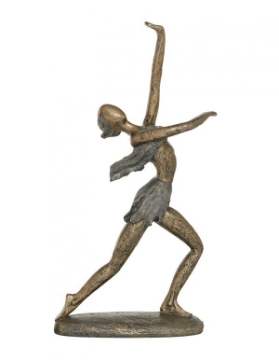 Picture of GOLD OUTSTRETCHED ARMS DANCING FIGURINE