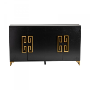 Picture of CORINTHIAN BLACK AND GOLD SIDEBOARD