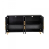 Picture of CORINTHIAN BLACK AND GOLD SIDEBOARD