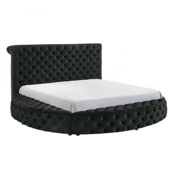 Picture of BRIGITTE BLACK CIRCLE KING STORAGE BED