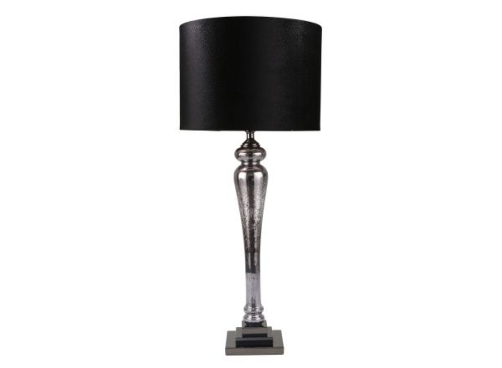 Picture of MERCURY BLACK PILLAR TABLE LAMP
