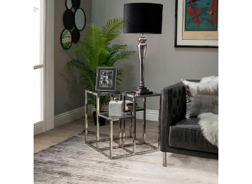 Picture of MERCURY BLACK PILLAR TABLE LAMP