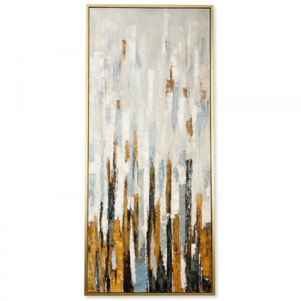 Picture of TOWERS OF GOLD ABSTRACT PICTURE
