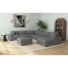 Picture of ARIZONA CHARCOAL SEVEN PIECE SECTIONAL AND OTTOMAN