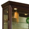 Picture of CHERRY TWO WAY SLIDING DOOR CURIO